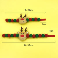 Christmas Pet Costume Set with Hat and Collar for Cats and Dogs