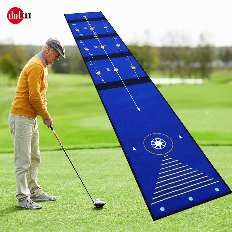 Indoor Outdoor Golf Putting Practice Mat Crystal Velvet Training Aid Game Carpet