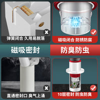 Silicone Drain Stopper for Kitchen and Bathroom Sinks - Anti-Odor and Overflow Prevention