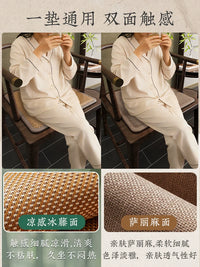 Summer Breathable Rattan Seat Cushion for Dining Chairs and Teahouse Furniture