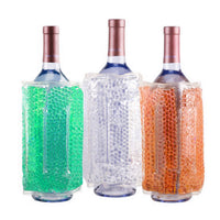 Reusable Gel Ice Pack Wine Cooler Sleeve for Chilling Bottles