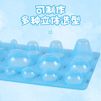 3-Row Paper Quilling Half-Sphere Shaping Tool with Numbered Guide for DIY Craft
