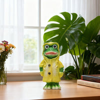 Outdoor Garden Resin Duck Frog Figurines for Home Desktop Patio Lawn Decor
