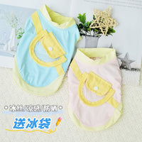 Pet Cooling Vest with Ice Pack for Small Dogs - Sun Protection & Heat Relief