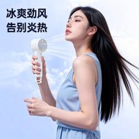 2026 Portable Semiconductor Cooling Handheld Fan with Ice Compress, Quiet, Rechargeable, Long Battery Life