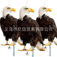 Reflective Owl Decoy for Bird Control - Double-Sided Acrylic Deterrent for Gardens, Balconies, and Orchards
