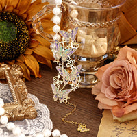 Butterfly Metal Bookmark Hollow-out Reading Pendant