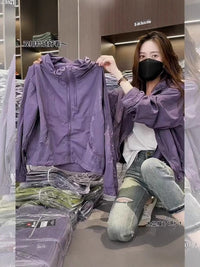 Women's Lightweight UV Protection Hoodie Jacket for Summer