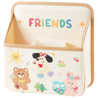 Car Seat Back Organizer with Foldable Table, Tissue Box, and Umbrella Storage