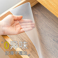 EVA Transparent Cabinet Liner for Kitchen Drawers and Shelves, Waterproof and Oil-Proof