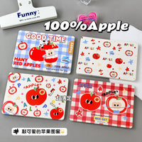 Cute Red Apple Message Cards, High Aesthetic Value Hard Card Student Birthday Commemorative Gift Postcards