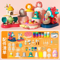 Kids' Non-Toxic Play Clay Noodle Machine Set with 24 Colors