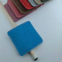 Billiard Cue Tip Scuffers and Cleaners - Double-Sided Suede Leather Towel for Pool Cue Maintenance