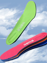 Sports Shoe Insoles with 12mm Heel Cushioning for Basketball Training, Sweat-Absorbing & Breathable