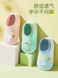 Kids Non-Slip Floor Socks with Soft Sole for Indoor Wear, Toddler to Adult