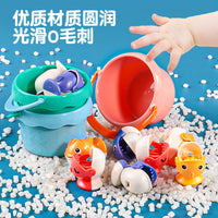 Electric Magnetic Rotating Fishing Game Toy for Kids with Music, Educational Parent-Child Interactive Play Set