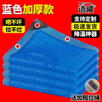 Blue Sun Shade Netting for Outdoor Patios, Pools, and Gardens, UV Protection, Thickened Fabric