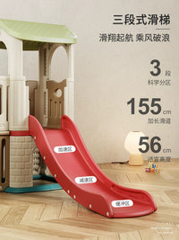 Kids Indoor Outdoor Slide and Swing Set with Play Area