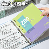 Four Seasons American Style A4 Loose-Leaf Notebook for Students