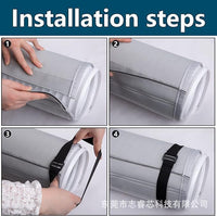 AC Exhaust Hose Insulation Sleeve for 5 to 5.9 Inch Hoses
