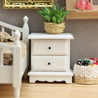 1:12 Dollhouse Miniature Bedroom Furniture Set - Nightstand Cabinet