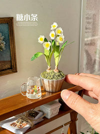 Dollhouse Miniature Flower Pots and Vases for Blythe Dolls, Gardening Props
