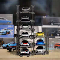 1/64 Modular Multi-Story Parking Garage Model Display Case for Diecast Cars and Toys