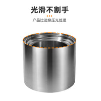 304 Stainless Steel Detachable Wood Burning Stove for Outdoor Camping & Bonfires, 50cm