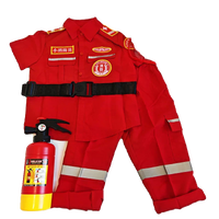 Kids' Firefighter Role Play Costume Set with Accessories