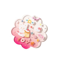 DIY Glitter Gradient Acrylic Keychain Blanks with Chain