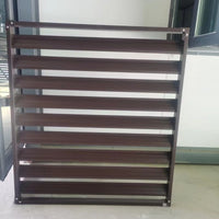 Galvanized Steel Louvered Shutters for Outdoor Privacy and Sun Protection