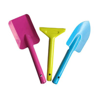 Kids Outdoor Gardening Tool Set - Mini Shovel, Rake, and Spade for Planting, Beach, and Potted Plants