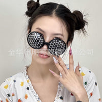 Honeycomb Bee Novelty Glasses for Parties and Costumes