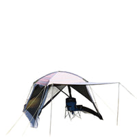 3x3m Large Outdoor Camping Tent Sun Shelter for 6-8 People, Waterproof UV Protection Portable Folding Canopy for Picnic Fishing