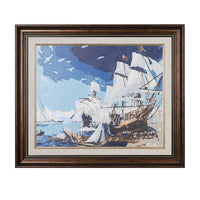 European Vintage Decorative Picture Frame for Wall Mounting, Digital Oil Painting Frame