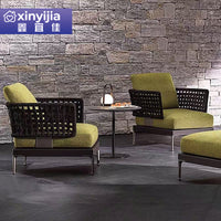 Luxury Rattan Woven Outdoor Sofa Set for Patio Garden Villa Hotel