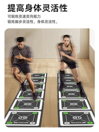 Agility Ladder Training Equipment for Soccer, Boxing, and Kids - Multi-functional Rubber Agility Ring and Soft Ladder