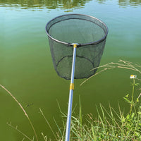 Stainless Steel Telescopic Fishing Landing Net with Fine Mesh