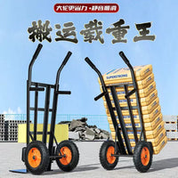 Heavy-Duty Two-Wheel Hand Truck Dolly Cart for Moving and Hauling