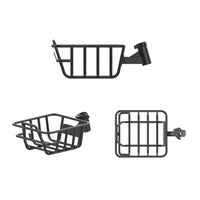 Quick Release Metal Bicycle Basket for Electric Scooters and Bikes - Front or Rear Mount