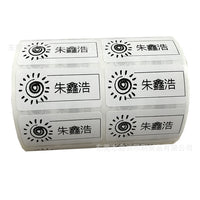 Transparent Waterproof Name Stickers for Kids, Personalized School Labels for Kindergarten and Classroom