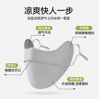 BONAS UV Protection Full Face Mask with Eye Corner Coverage, Ice Silk Cooling Balaclava for Sun Protection