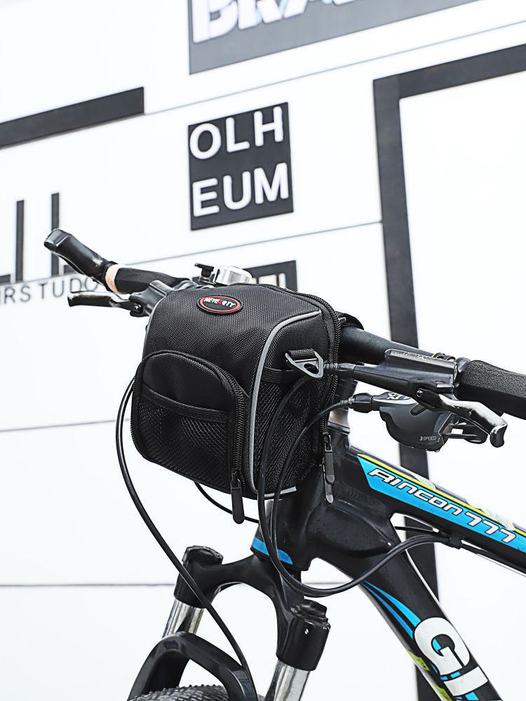Bicycle Handlebar Bag, Mountain Bike Front Frame Bag, Scooter Electric Bike Pouch