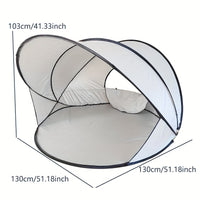 Automatic Pop-Up Beach Tent UV Protection Windproof Sun Shelter for Outdoor Activities