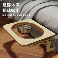 Cat Hammock Window Perch Bed with Large Space Capsule Design for All Seasons