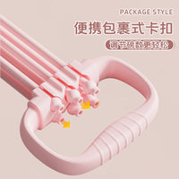 6-Tube Yoga Resistance Band for Shoulder Opening and Back Training, Adjustable Resistance Fitness Pull Rope
