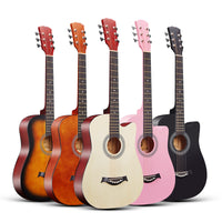 38-Inch Acoustic Guitar Practice Kit with Accessories