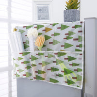 Refrigerator Dust Cover Simple Transparent Waterproof Storage Bag for Single/Double Door Refrigerators PEVA Hanging Bag