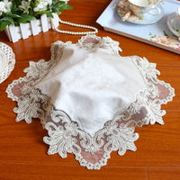 Square Lace Tablecloth Dust Cover for Appliances and Trays