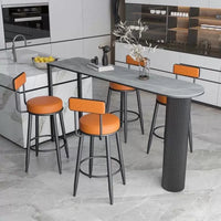Nordic Minimalist Rock Slab Bar Table Home Island Dining Table Living Room Balcony Partition Cabinet Kitchen High Stool